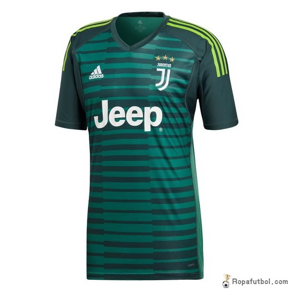 Camiseta Juventus Replica Primera Ropa Portero 2018/19 Verde